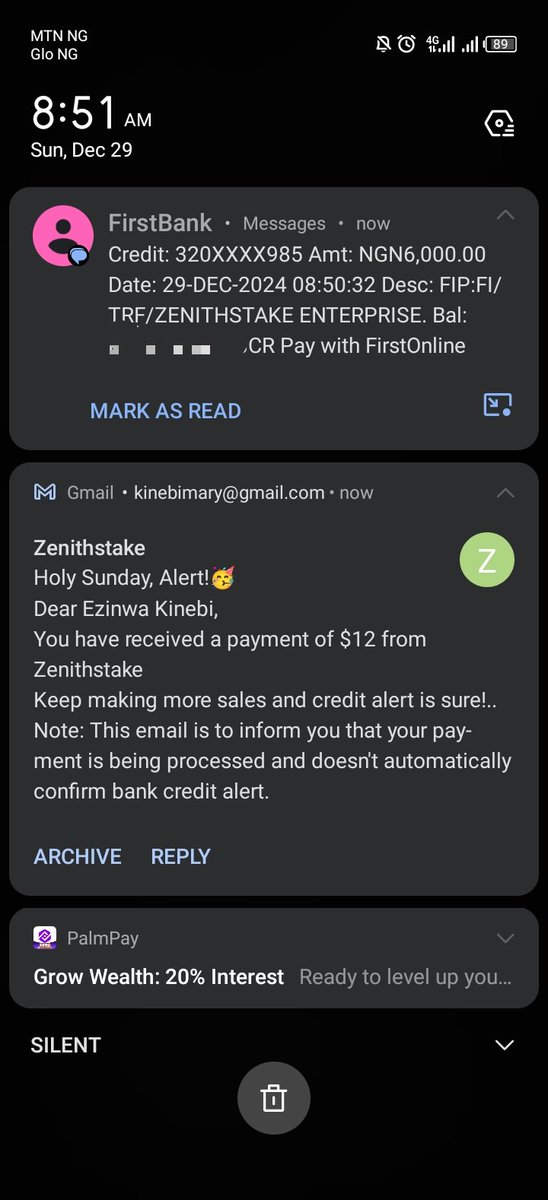 KinebiM's tweet photo. Holy Alert!!!!

It's another Sunday for payment 😊
  What a consistent payment 

Thank you Lord 🙏🙌 for more and better Grace 

Thank you @zenithstake for the opportunity https://t.co/WyJ7iZ7Fea