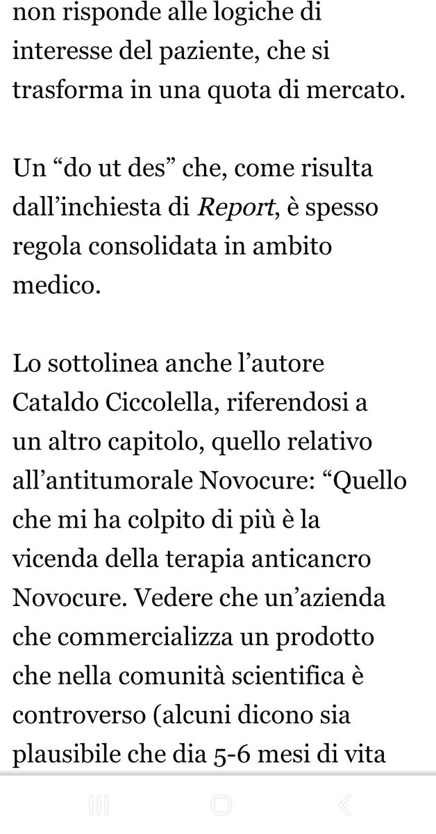 Dal #FattoQuotidiano in edicola oggi #29dicembre: i conflitti d'interessi tra medici e Big Pharma.
#Report è l'unico motivo per cui sono felice di pagare il canone Rai.

#Ranucci #sanità