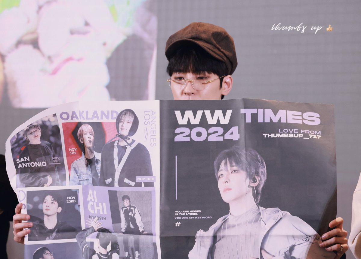 thumbsup_717's tweet photo. [pre]241229 이즈위팬싸

WW TIMES 2024 📰

#세븐틴 ⁠ ⁠⁠#SEVENTEEN  @pledis_17
#원우 #WONWOO #ウォヌ https://t.co/tN2p7fV6RQ