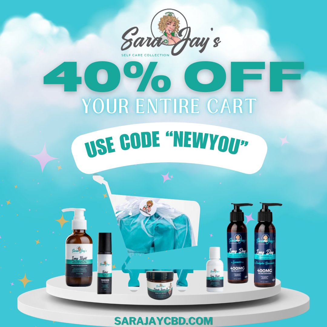 sarajaycbd's tweet image. 🥂Happy New Years Eve🥂
Don't miss out on 40% off your entire cart✨
Stock up on your #SelfCare Products for the #NewYear2025 🍃
Use Code "NEWYOU" to save on our #CBD products!
Shop Now👇
sarajaycbd.com