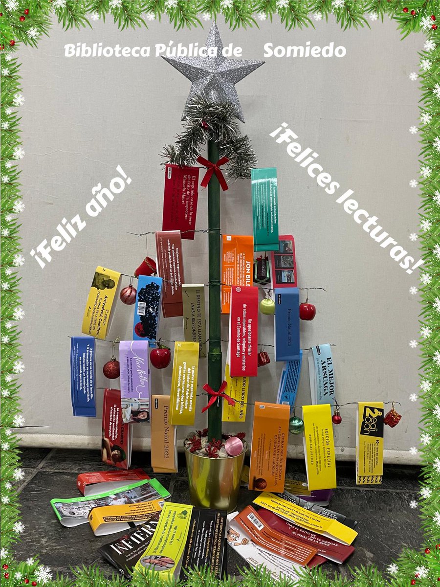 ¡Feliz año 2025 lleno de libros! 
Recordad que están todos, o casi todos, en las #bibliotecaspúblicas o en la asturias.ebiblio.es a la que podéis acceder con vuestro carnet de biblioteca 
❤️🎁📚
#somiedo #bibliotecapúblicadesomiedo 
<a href="/Biblioasturias/">Biblioasturias</a> <a href="/OficialSomiedo/">Somiedo Turismo</a>