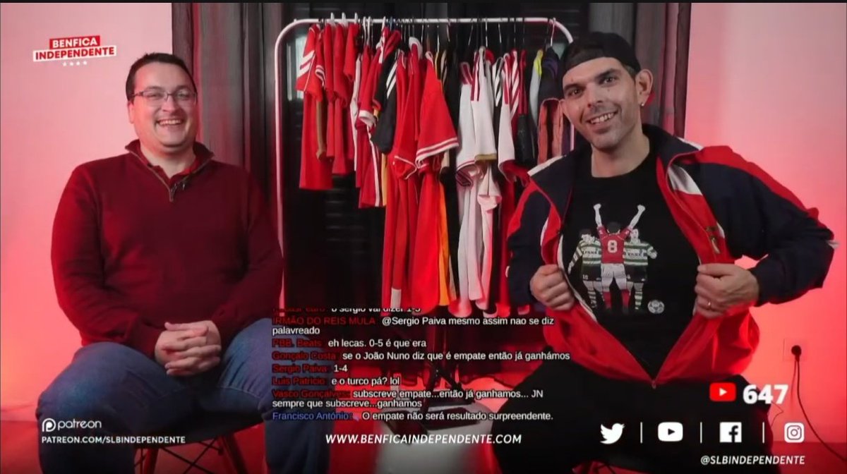 slbindependente's tweet image. 🚨 #SCPSLB Dia de derby

📍 Já se encontra disponível a antevisão ao derby da J16.

⚠️ Pedimos desculpa pela qualidade do som nos primeiros 15m (o carvão era de má qualidade).

📺 youtube.com/live/z9zP5b-iW…

#Benfica #RumoAo39 #BenficaIndependente