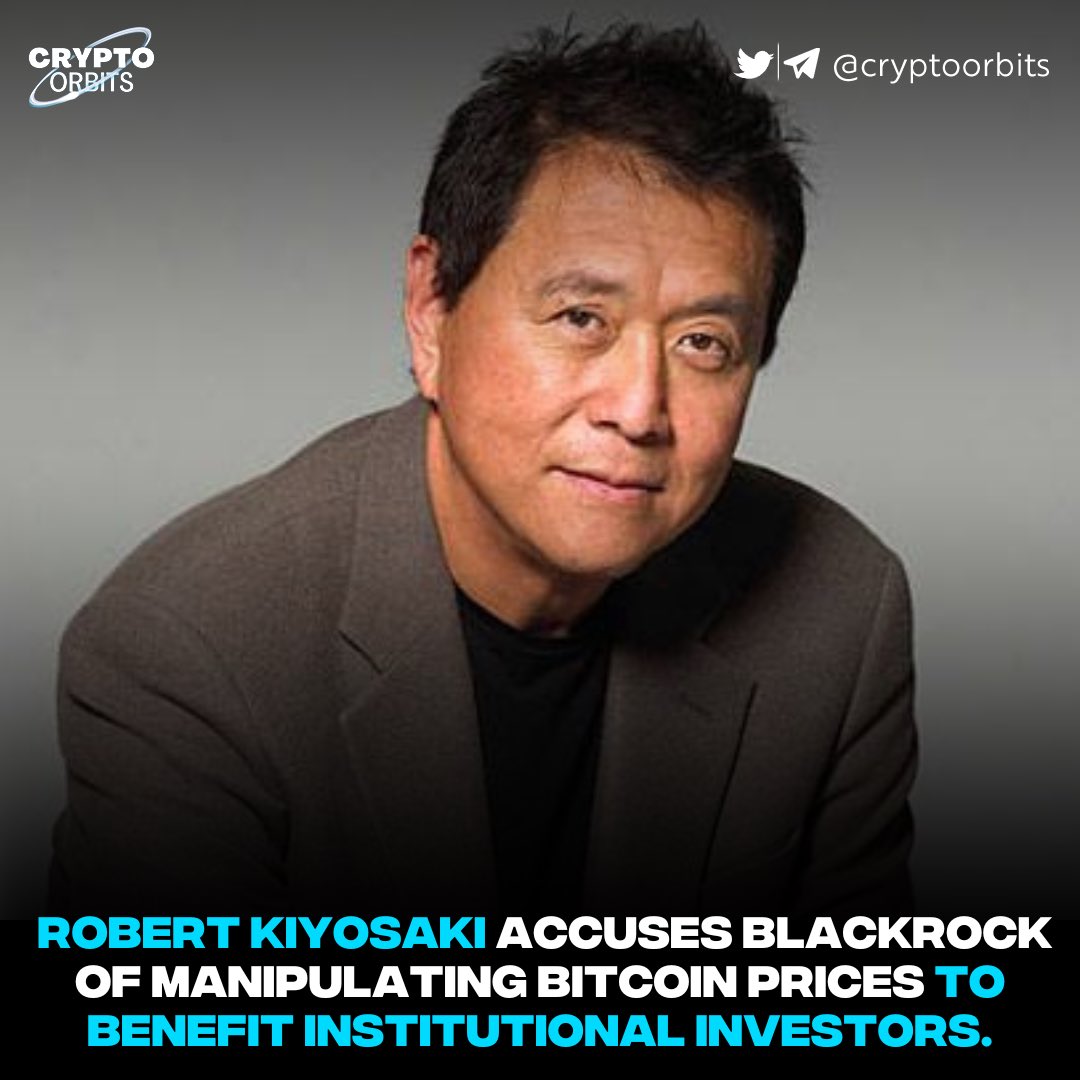⭐️ Robert Kiyosaki accuses BlackRock of manipulating Bitcoin prices to benefit institutional investors.

Suggesting CEO Larry Fink is intentionally suppressing the price below $100,000.
