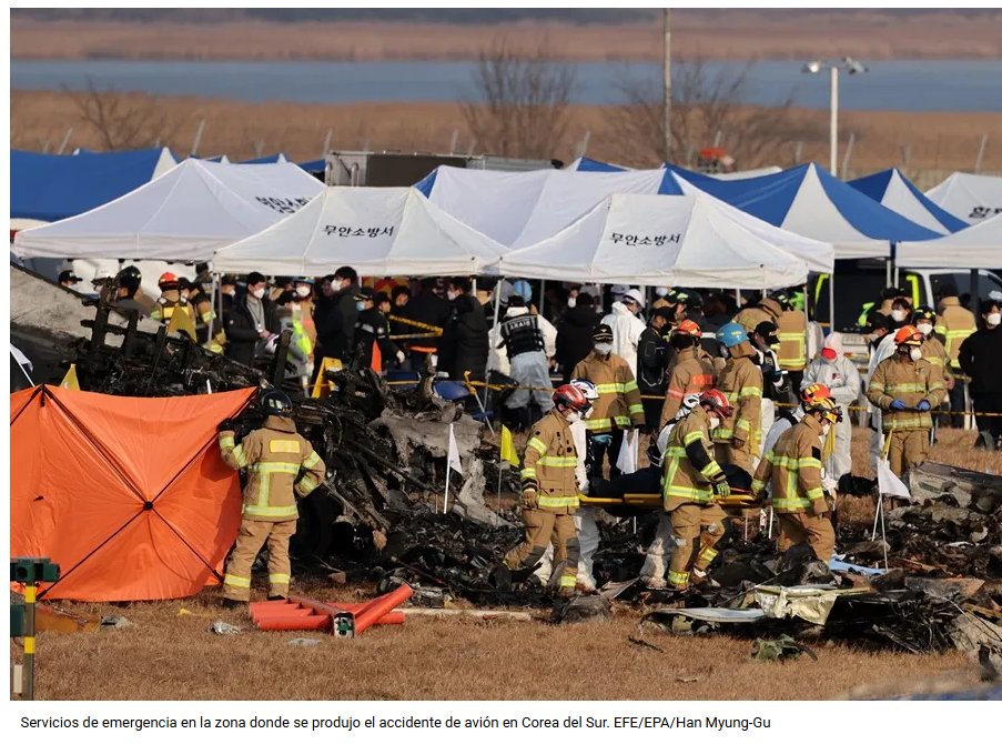 Més de 100 morts per una zona humida pegada a la capçalera de pista. En lloc de continuar encaparrtats en salvar una llacuna morta, millor fer 250 ha de zones humides fora de la zona de risc a Viladecans.   efe.com/mundo/2024-12-…