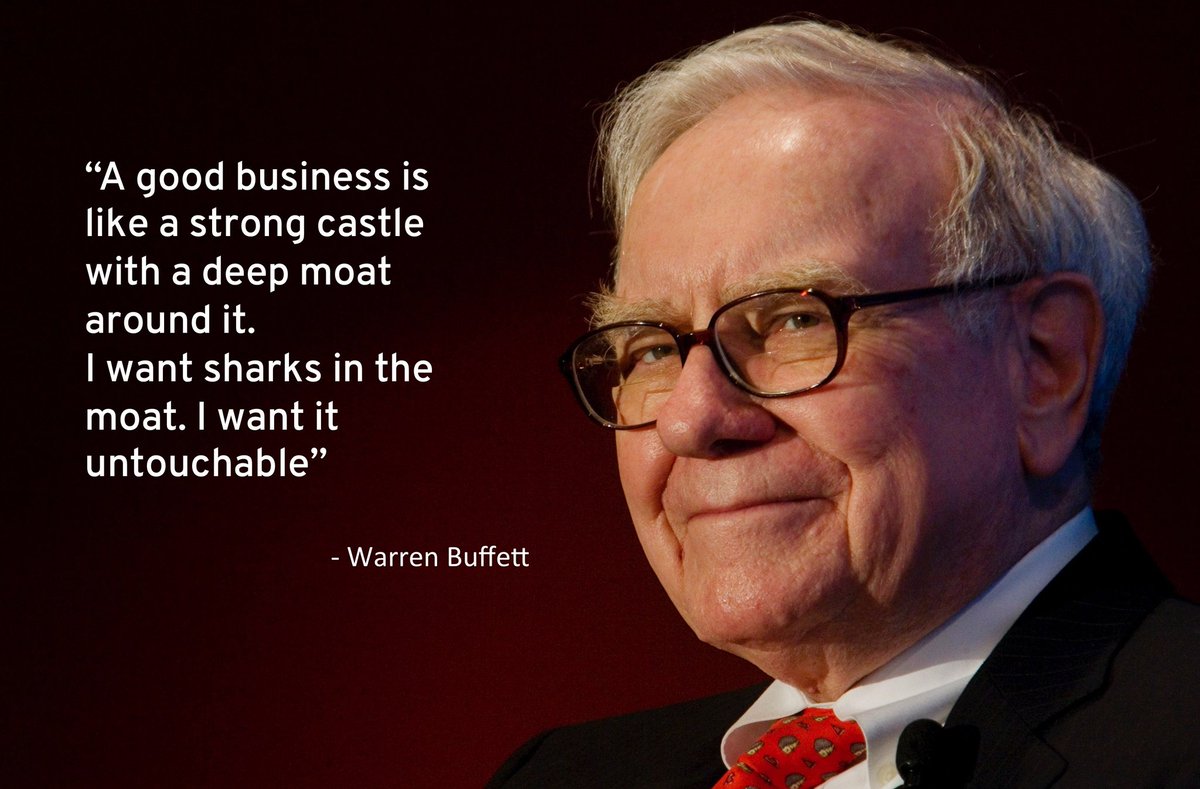 Vallgravar är ett kännetecken för en kvalitetsbolag. 

Utan vallgravar kan konkurrenter ta bolagets marknadsandelar och sänka bolagets marginaler.

Bolag måste ha vallgravar för att långsiktigt vara en vinnare.