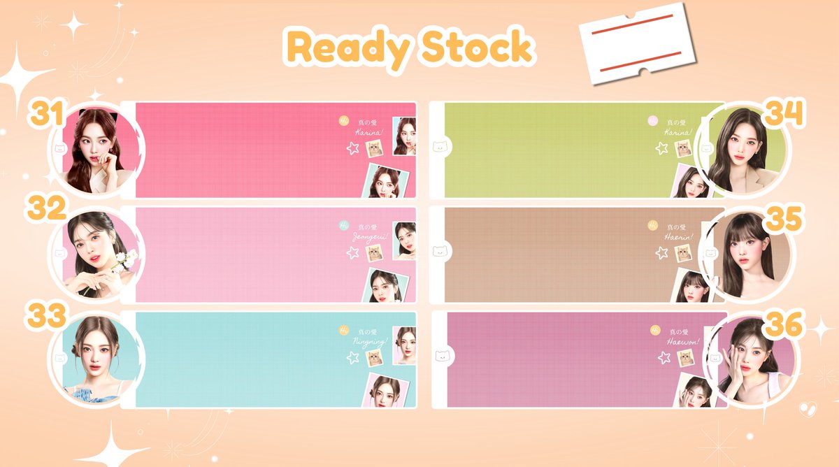 help RT yaa! Makasi

    haloo dear! ayaa membawa ready stock layout cs 5k/ea take 3 cuma 10k aja 🫰🏻💌 bisa ditake sekarang yaa yuk jajan

sold : 14,33 #zonauang