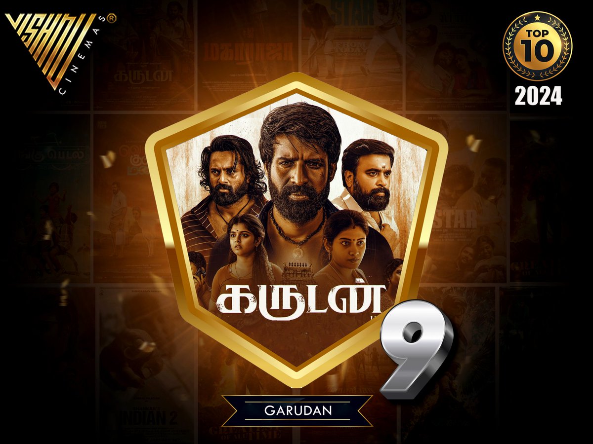 Vishnu Cinemas (@vishnucinemas) on Twitter photo Career defining performance from #Soori 💥 Beyond the lead roles almost everyone lived their characters #Garudan got 9th position #VishnuTop10
<a href="/sooriofficial/">Actor Soori</a> <a href="/Dir_dsk/">durai senthilkumar</a> Career defining performance from #Soori 💥 Beyond the lead roles almost everyone lived their characters #Garudan got 9th position #VishnuTop10
<a href="/sooriofficial/">Actor Soori</a> <a href="/Dir_dsk/">durai senthilkumar</a>