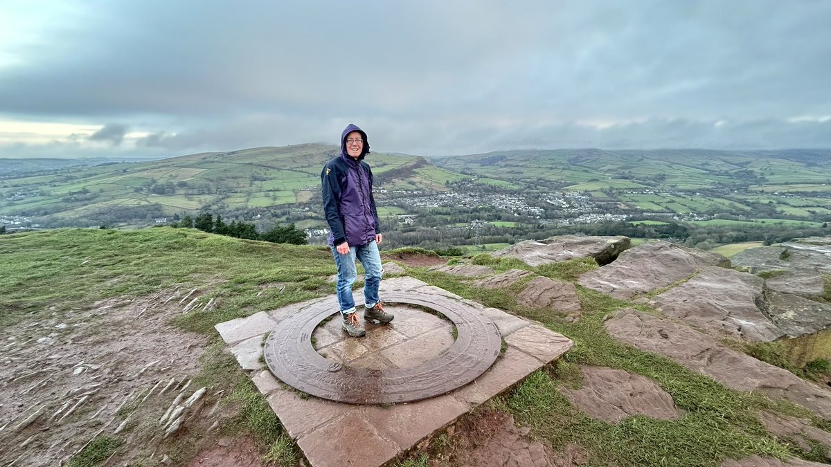 Good morning Chinley, Chapel and Manchester from the top of Eccles Pike.