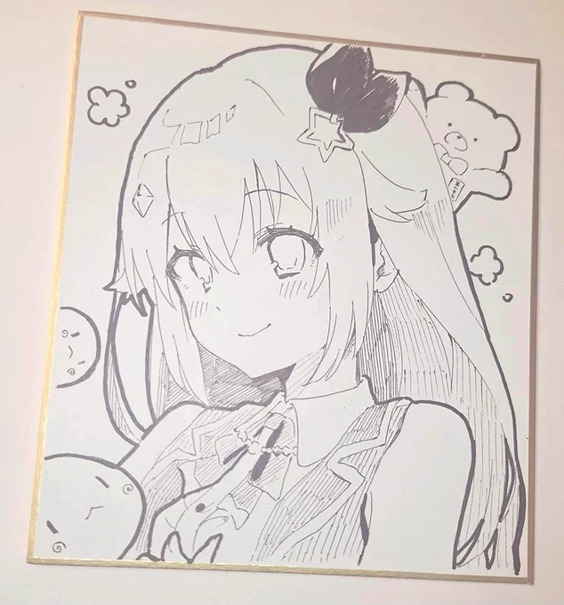 そらちゃん描けた〜!💮 