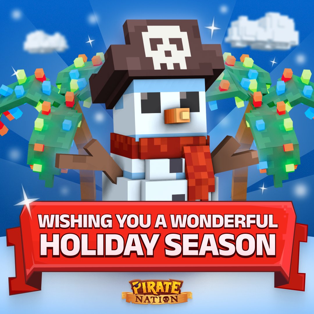 🎄✨ Ahoy, Mateys! The jolly season is upon us, and this jolly pirate is still in the joyous mood. To Join this Christmas Jolly Giveaway!
- Follow my account 
- Like and retweet this tweet,tag 3 friends and submit your wallet address used in playing pirate nation for a chance to