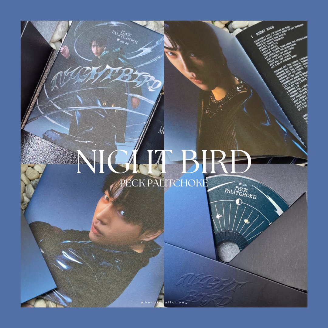 hotairballooon_'s tweet photo. เพิ่งได้แกะบั้ม Night Bird คูมผลิตหล่อมากค้าบ สุดเท่เบยย 🌙🦅 @peckpalit #AlbumNightBird #NightBird #PeckPaLitChoke #เป๊กผลิตโชค https://t.co/Hb4x6hZcSZ