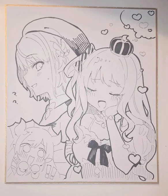 スバちょこルーナも描けたよ〜😺🩷 