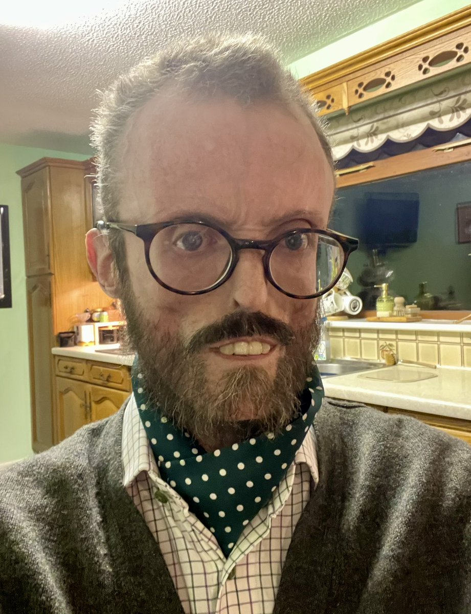 I just wanted to keep my neck warm but it seems I have accidentally become a member of the aristocracy.