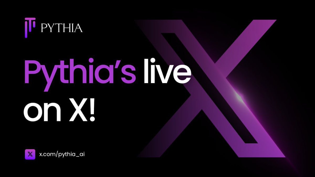 pythia_ai's tweet image. 🟣Pythia is Officially Live on X!🟣

We&apos;re excited to announce that Pythia is now live on X! Get ready for smarter, faster, and more engaging AI-powered insights at your fingertips🌐

Make sure to follow us for real-time updates, exclusive giveaways and more!🔍

X:…