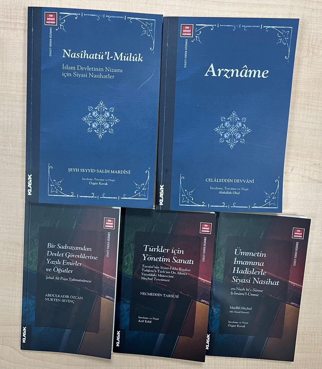 "Siyaseti Yeniden Düşünmek" serisi, yayımlanan son 5 kitap ile birlikte toplamda 50 esere ulaştı. Emeği geçen herkese teşekkürler…
<a href="/klasikyayinlari/">klasik</a> <a href="/klasik_ima/">İMA</a>