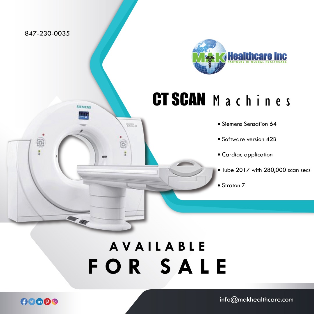 mak_healthcare's tweet image. Siemens Sensation 64 slice cardiac CT scanner is available for sale.

Order online @ ow.ly/fEaR50Tf4wx
For more information call or whatsapp 847-230-0035

#siemens #64slice #CTscanner #preownedct #medicalequipment #refurbishedct #cardiac