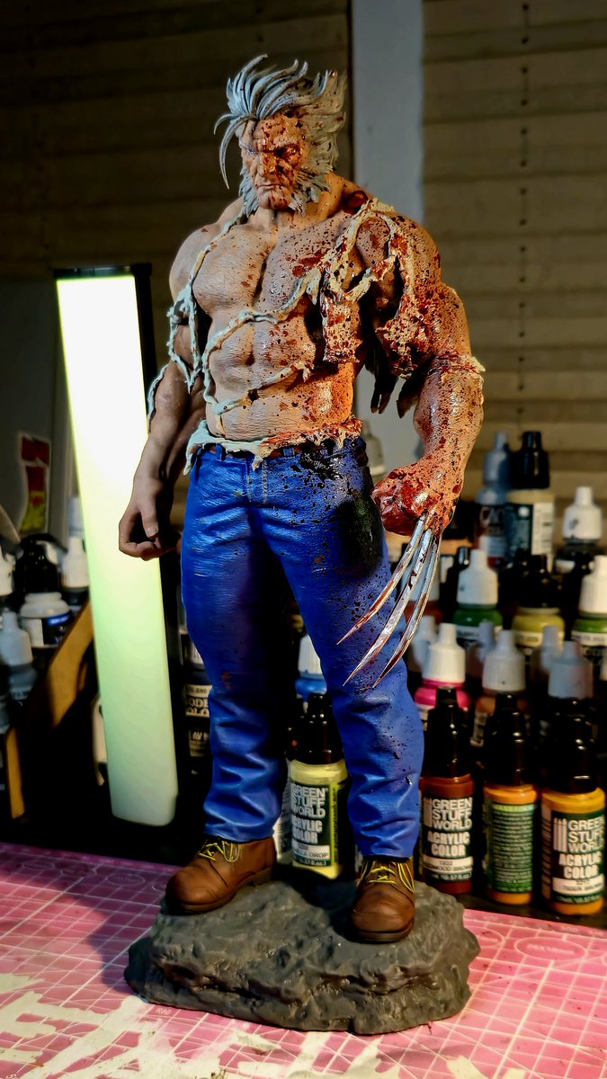StevenMorgues's tweet photo. Old Man Logan

Loved the @mrmarkmillar story for so long, glad to have this for my display

📂 @CA3DStudios
🎨 @greenstuffworld
🖨️ @Elegoo_Official Saturn S
💧 @SUNLU_3D Standard Resin

#Wolverine #Logan #3dprinting https://t.co/Uu8px632by