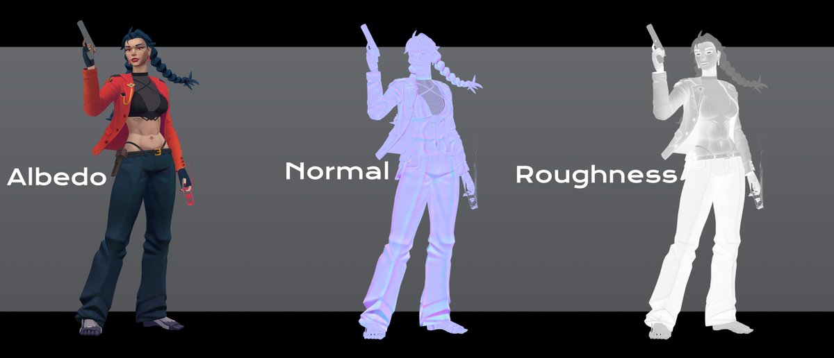 makakal4's tweet photo. Lucky Star
https://t.co/KsDF4VUmw7

#Digital3D #CharacterDesign #CharacterModeling #Girl #GameReady #LowPoly #CharacterArt #GameArt #StylizedArt #Valorant #PBRTexturing #StylizedHair #Stylized #StylizedCharacter #Pose https://t.co/3ZxJIWVlQQ