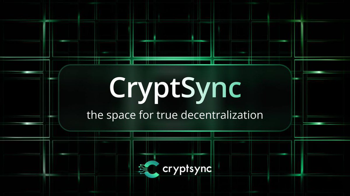 blackkid_02's tweet image. CryptSync: The space for true decentralization.
Secure, Seamless, Limitless.

Join the future today.
#CryptSync #Decentralization
@cryptsync_io @DelightTrader_