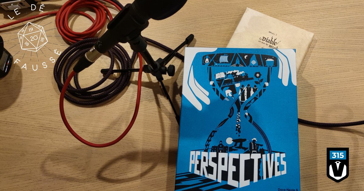 Bon début d'année à toutes et tous ! 
De notre côté, cette semaine encore, on mène l'enquête mais cette fois ci, avec Emi de Wander the Board sur Perspectives.

🎲Perspectives 
⚙️Dave Neale &amp; Matthew Dunstan 
<a href="/SpaceCowboys1/">SpaceCowboys1</a> 

🎙 vaisseauhypersensas.fr/defausse/7/315