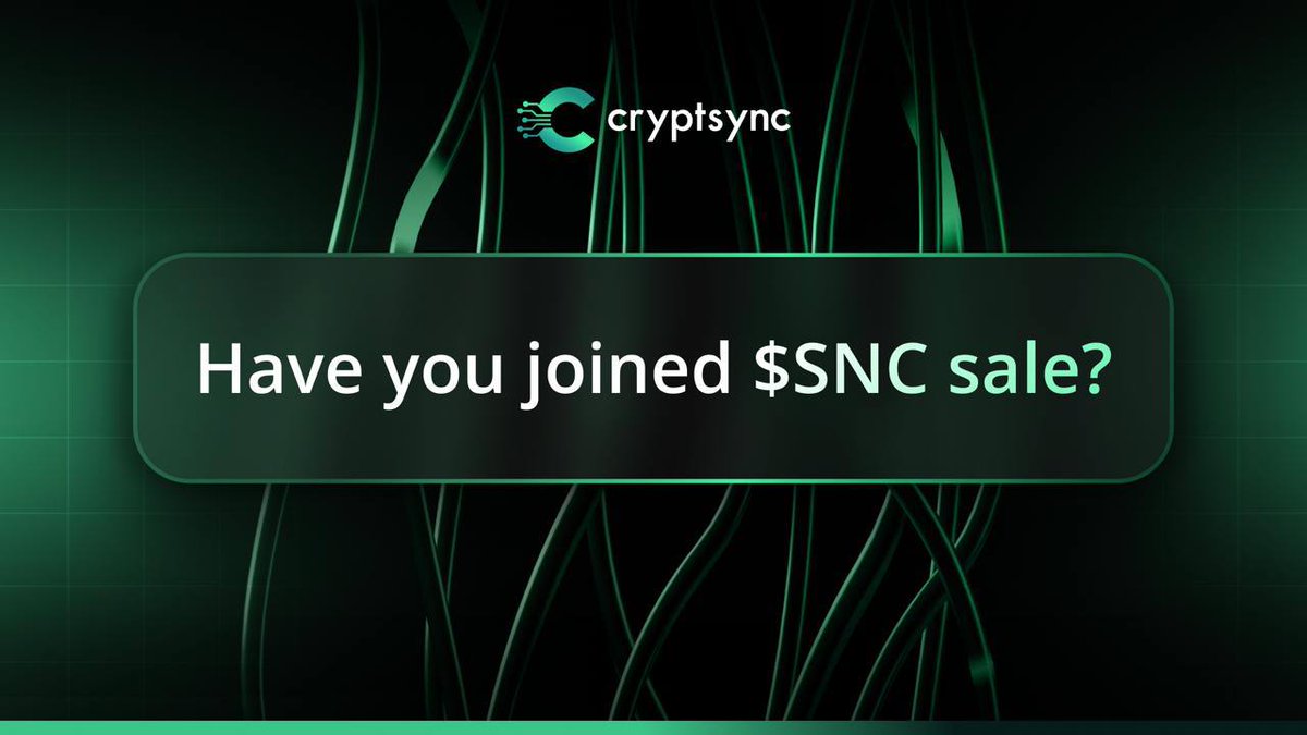 realonchain01's tweet image. Altseason is near, and $SNC is your ticket to the DeFi revolution! 🚀

Powered by CryptSync, enjoy staking rewards, DAO governance, and secure multi-chain transactions—all in one platform.

Come ride it! 🌊

Join the $SNC presale today: cryptsync.io
#CryptSync #DeFi