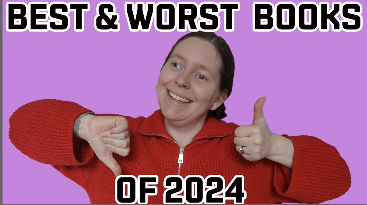 Here are the best and worst books I read this year! 

🔗 youtu.be/WP1wIVGsieg?si…

#NewVideo