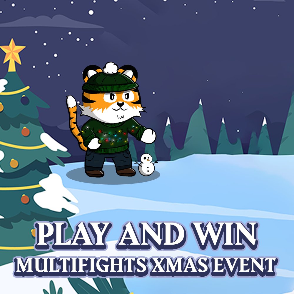 MultiFights (@multifights) on Twitter photo 🎄 Halfway Through the Christmas Event! 🎄
<a href="/PulsarStarknet/">PulsarStarknet</a> send 0.02 EGLD to 100 Retweets
Play for free and compete for a share of the $340+ prize pool until January 16th! 🎁💰
Don’t miss your chance—keep fighting and win amazing prizes! 💪🐯
➡️ game.multi-fights.com 🎄 Halfway Through the Christmas Event! 🎄
<a href="/PulsarStarknet/">PulsarStarknet</a> send 0.02 EGLD to 100 Retweets
Play for free and compete for a share of the $340+ prize pool until January 16th! 🎁💰
Don’t miss your chance—keep fighting and win amazing prizes! 💪🐯
➡️ game.multi-fights.com