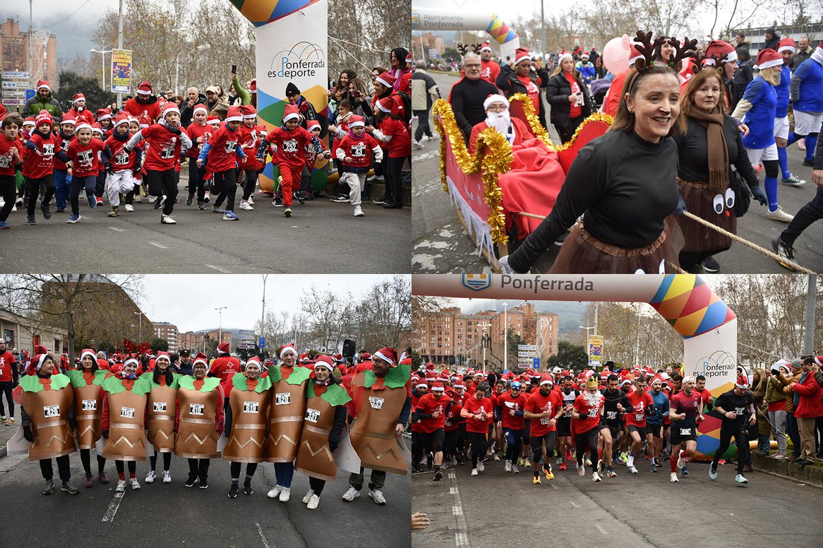 Infobierzo's tweet photo. Álbum de FOTOS 📸 Así corrió Ponferrada la San Silvestre 2024 🎄👟 @AytoPonferrada #sansilvestre #sansilvestre2024 #nochevieja #findeano #navidad #ponferrada #bierzo
https://t.co/Rp3wMvNYK5 https://t.co/oX2vNo4MTO