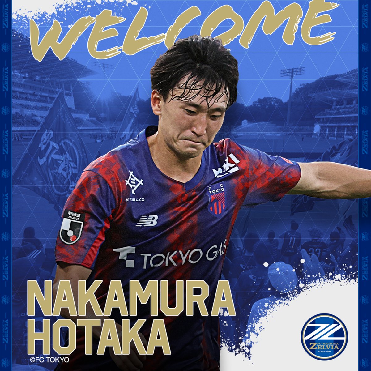 𝐖𝐄𝐋𝐂𝐎𝐌𝐄 𝐭𝐨 𝐙𝐄𝐋𝐕𝐈𝐀🎉💙 ＼ この度、#FC東京 の #中村帆