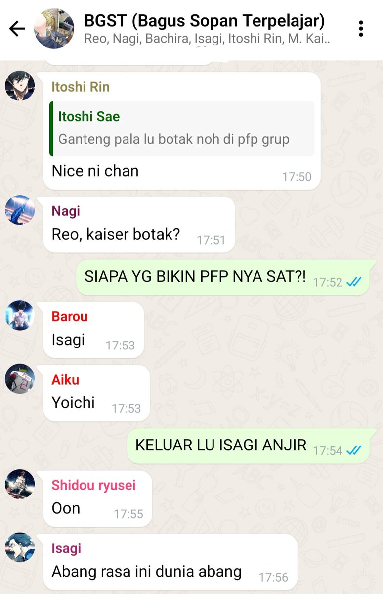 AAudrylia's tweet photo. blue lock AU
Disclaimer: i took meme from pinterest.
cr. ME
●●●●●●●●●●●●●●●●●
✨️ Kaiser VS Barudak bluelock ✨️
#bluelock
#bluelocks2 #kaiser #isagiyoichi #BLLK #AU #bluelockau https://t.co/9JMC7AJrOI