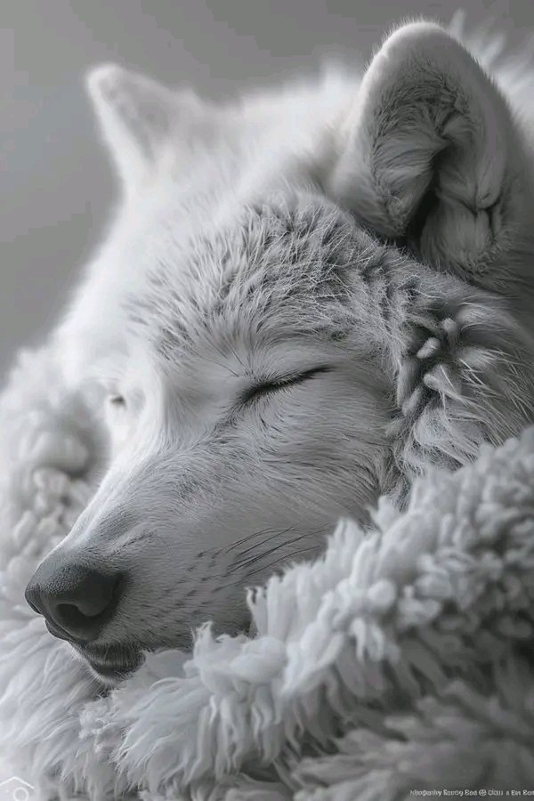 Sleeping Wolf ❤️😴
