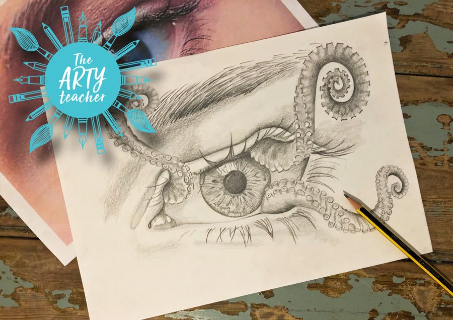 ArtyTeacher's tweet photo. If you're looking for a new project for the new year, this Surrealist Eye project is perfect!
https://t.co/RrN2bNZ62O
#TheArtyTeacher #arted #artsed #ArtEducation #arteducator #ArtTeacher #HighschoolArt #MiddleschoolArt #k12ArtChat #teacherblogger #artlesson https://t.co/hPFaty9dw6