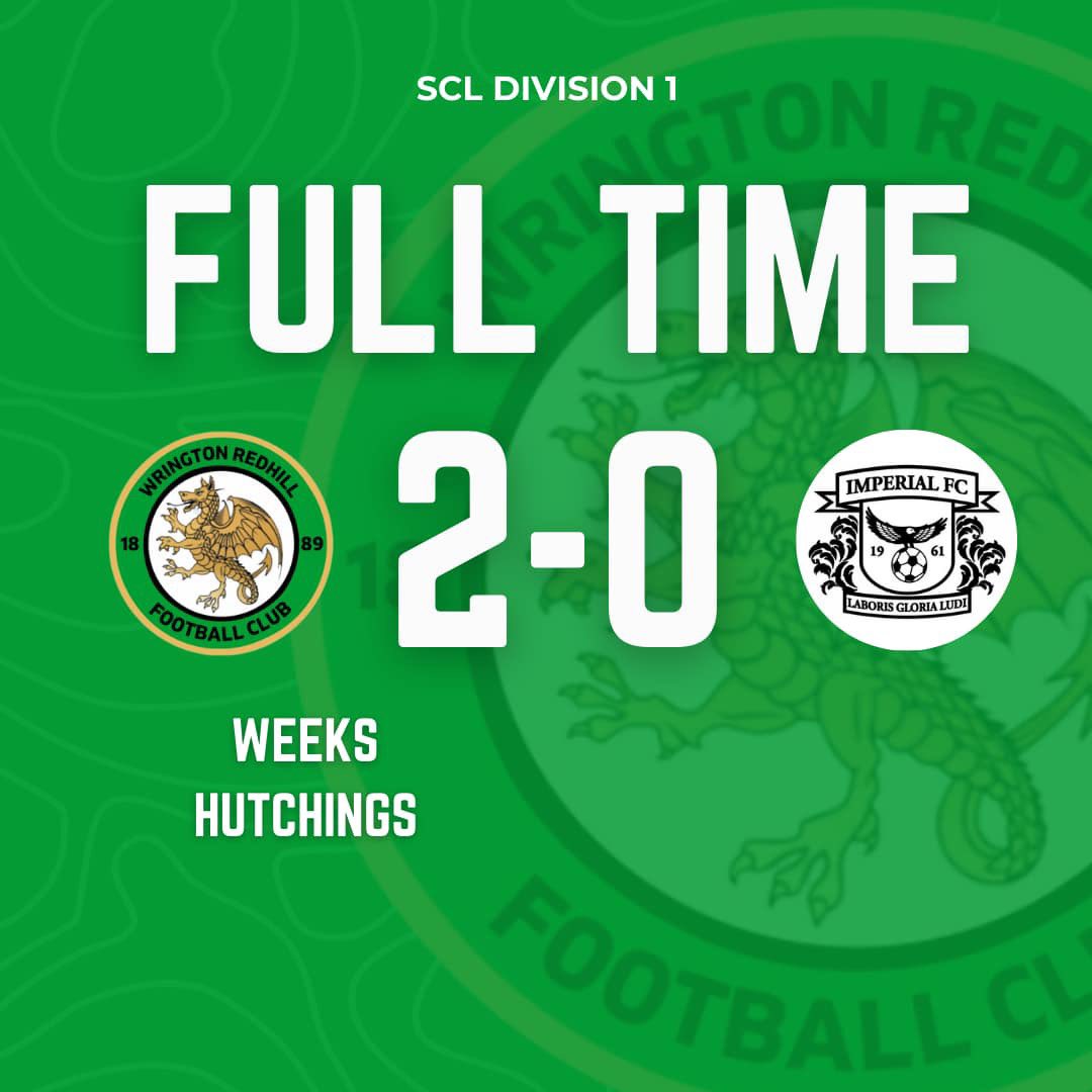 WringtonFC's tweet photo. Job done at the Rec. Another big team performance against a tough @Imperialfc1961 side. Focus now turns to a huge game next week.

Goals:
⚽️@LukeWeeks5 
⚽️@jackhxtch 
MOTM - Lew Milkins 🙌🏻 https://t.co/TDl4Csmvbx