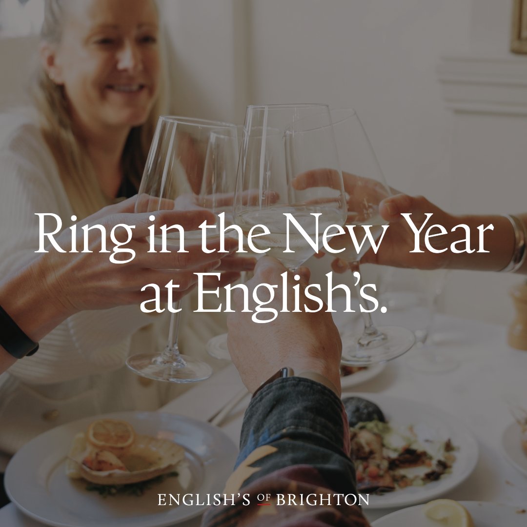 Join us at English’s to welcome 2025 with an unforgettable evening of food, drink, and celebration. 

For £100 per person enjoy four exceptional courses and delightful table snacks as you soak up the vibrant ambiance of our restaurant until midnight.

#NYEBrighton #englishs