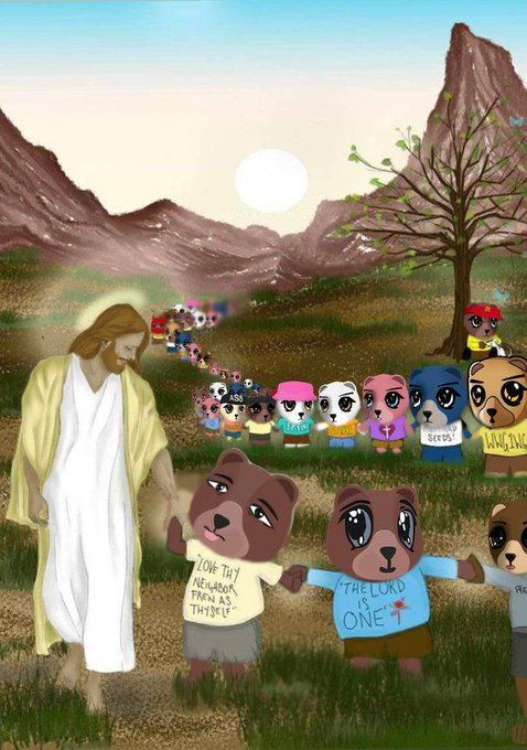nigthyngale's tweet photo. @steadyteddys brings a fresh perspective with 'degenerate enlightenment'—a vision of unity, individuality, and a playful twist on deeper meaning. This is more than art; it’s a philosophy woven into the heart of Web3 culture. Tedism is here to inspire and connect. https://t.co/4Dryk2gbPW