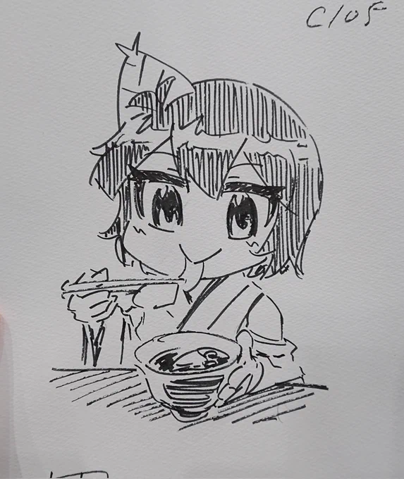 本日描かせていただいたスケブその1 