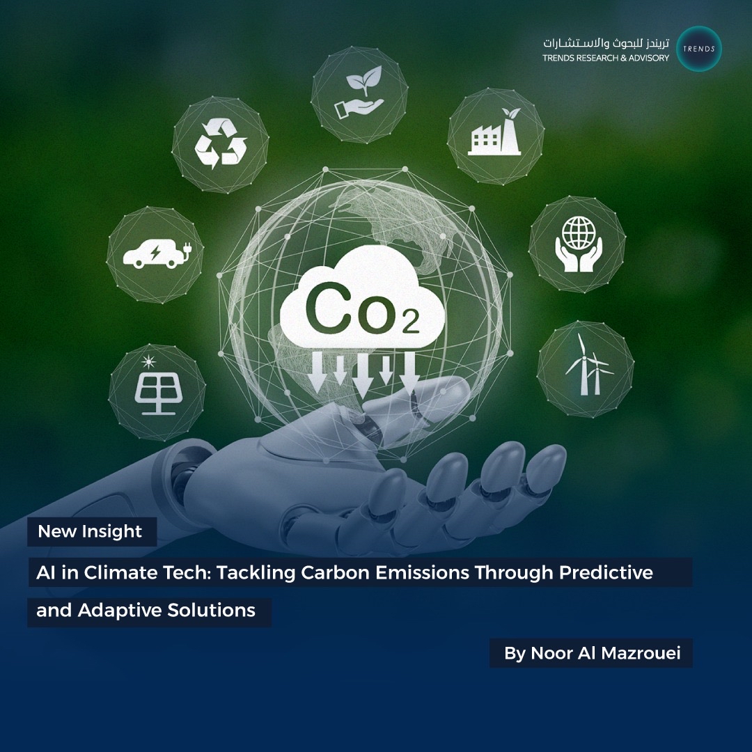 TrendsRA's tweet photo. l TRENDS has published a new insight entitled “AI in Climate Tech: Tackling Carbon Emissions Through Predictive and Adaptive Solutions” by Noor Al Mazrouei.
https://t.co/kBoRbz8OiX
#Martic #ArtificialIntelligence #Sokutions https://t.co/yuXh2jgBGz