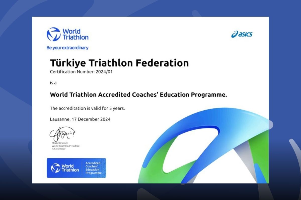 Türkiye Triatlon Federasyonu (@turkiyetriatlon) on Twitter photo Türkiye Triatlon Federasyonu, antrenör eğitim programları ile ilgili olarak Dünya Triatlon Birliği ACEP (Accredited Coach Education Programme) akreditasyonunu beş yıl daha uzattı.
triatlon.org.tr/turkiye-nin-ac…
<a href="/gencliksporbak/">Gençlik ve Spor Bakanlığı 🇹🇷</a> <a href="/YalcinkayaByrm/">Bayram Yalçınkaya</a> <a href="/worldtriathlon/">World Triathlon</a> #hedeftriatlon Türkiye Triatlon Federasyonu, antrenör eğitim programları ile ilgili olarak Dünya Triatlon Birliği ACEP (Accredited Coach Education Programme) akreditasyonunu beş yıl daha uzattı.
triatlon.org.tr/turkiye-nin-ac…
<a href="/gencliksporbak/">Gençlik ve Spor Bakanlığı 🇹🇷</a> <a href="/YalcinkayaByrm/">Bayram Yalçınkaya</a> <a href="/worldtriathlon/">World Triathlon</a> #hedeftriatlon