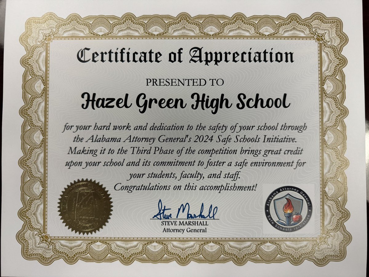 Dr. Stacy Shamlin Junjulas (@ssjunjulas) on Twitter photo Congratulations to <a href="/HazelGreenHigh/">Hazel Green High School</a> - The #TrojanFamily has been working hard to achieve the Safe Schools Initiative Award. We move on to the fourth phase! #HGenergy <a href="/MadCoSchools/">MadCoSchools</a> Congratulations to <a href="/HazelGreenHigh/">Hazel Green High School</a> - The #TrojanFamily has been working hard to achieve the Safe Schools Initiative Award. We move on to the fourth phase! #HGenergy <a href="/MadCoSchools/">MadCoSchools</a>