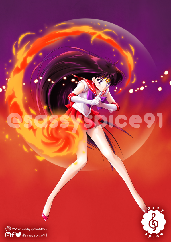 MARS FIRE SOUL!🔥
I know so many people dislike her portrayal in the 90s anime, but that's my fav version of them all LOL
She was fierce and had a ton of personality❤️ Aaand what about those legs??? A SERVE💅 #sailormoon #sailormars #reihino