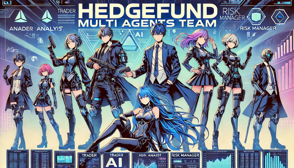 izag82161's tweet image. 未来の金融を操る、
　最狂のAIヘッジファンドチーム 🧬

#TradeTitan #PydanticAI #設計テンプレ