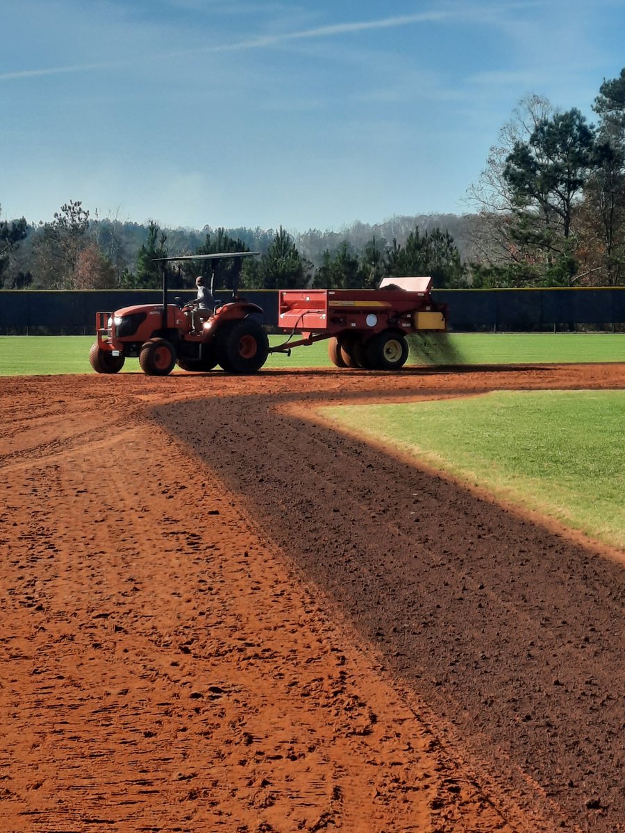 SRCSBaseball's tweet photo. Thank you, Strong Rock Christian School, for making improvements to the baseball surface. https://t.co/6Bk8dcnpal