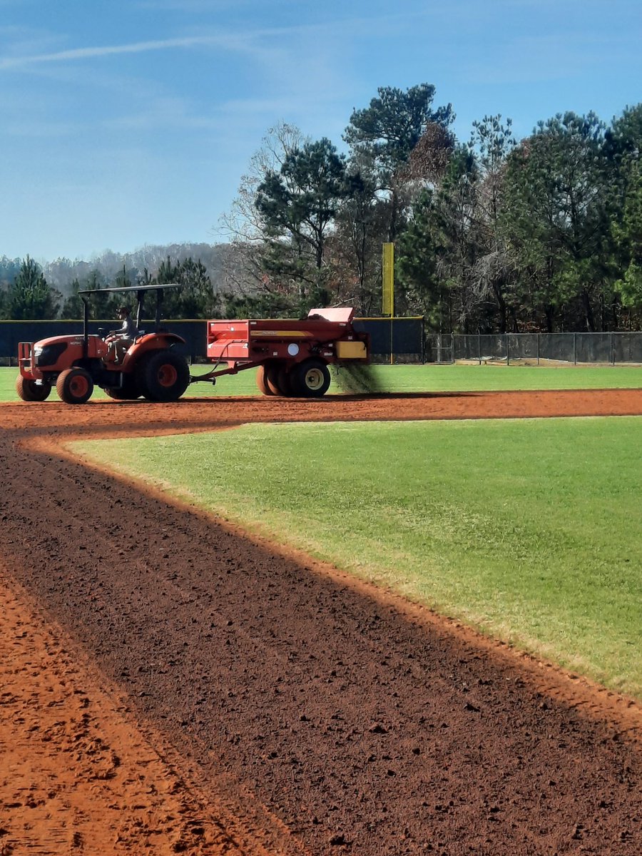 SRCSBaseball's tweet photo. Thank you, Strong Rock Christian School, for making improvements to the baseball surface. https://t.co/6Bk8dcnpal