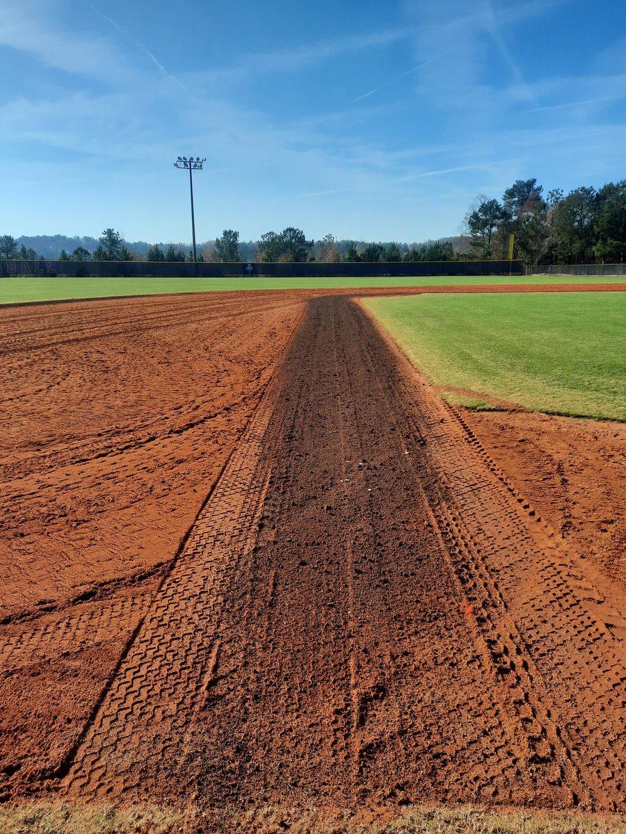 SRCSBaseball's tweet photo. Thank you, Strong Rock Christian School, for making improvements to the baseball surface. https://t.co/6Bk8dcnpal