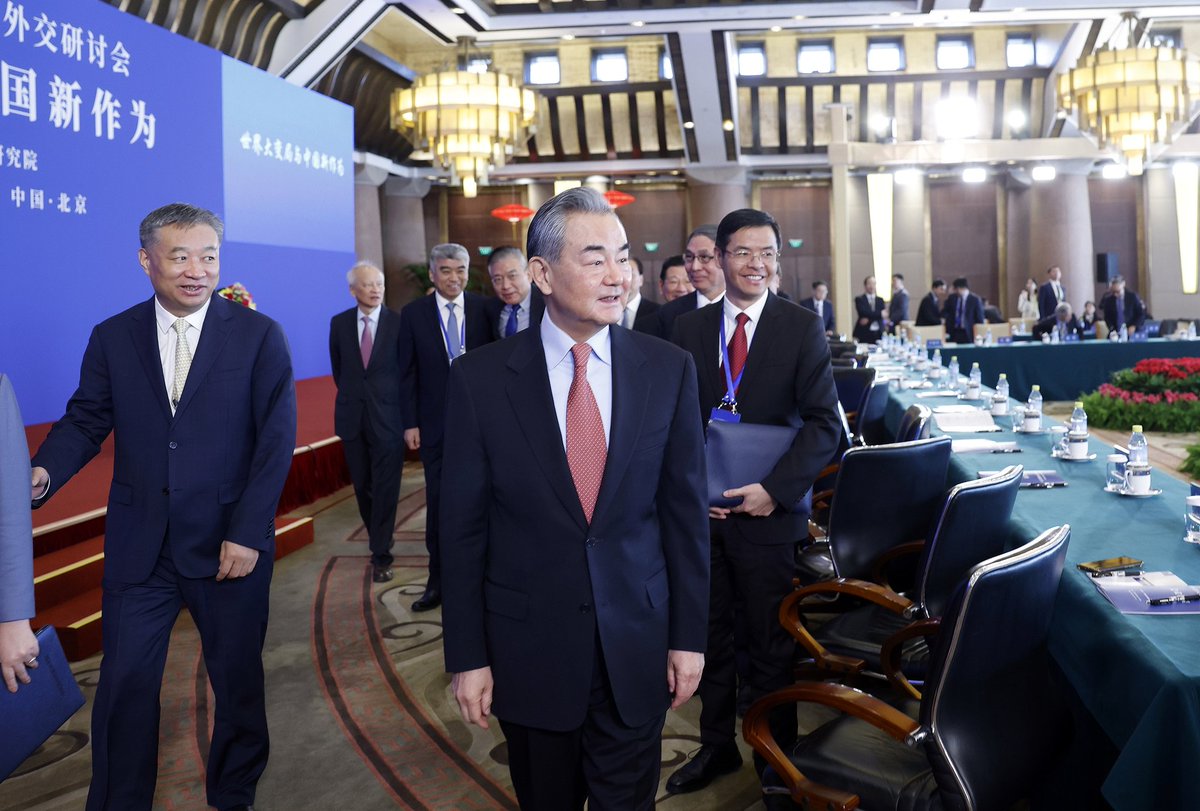 China will be a firm force for peace. China will be a firm force for unity. China will be a firm force for openness. China will be a firm force for justice. China will be a firm force for inclusiveness.

China’s diplomatic service will follow the principles of self-confidence and