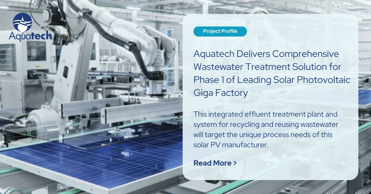 We’re tackling high-volume waste streams at one of India’s top solar photovoltaic (PV) giga factories by constructing an integrated effluent treatment plant (ETP) and recycling system designed for the unique treatment demands. 

Read more at hubs.ly/Q02-nwCZ0
