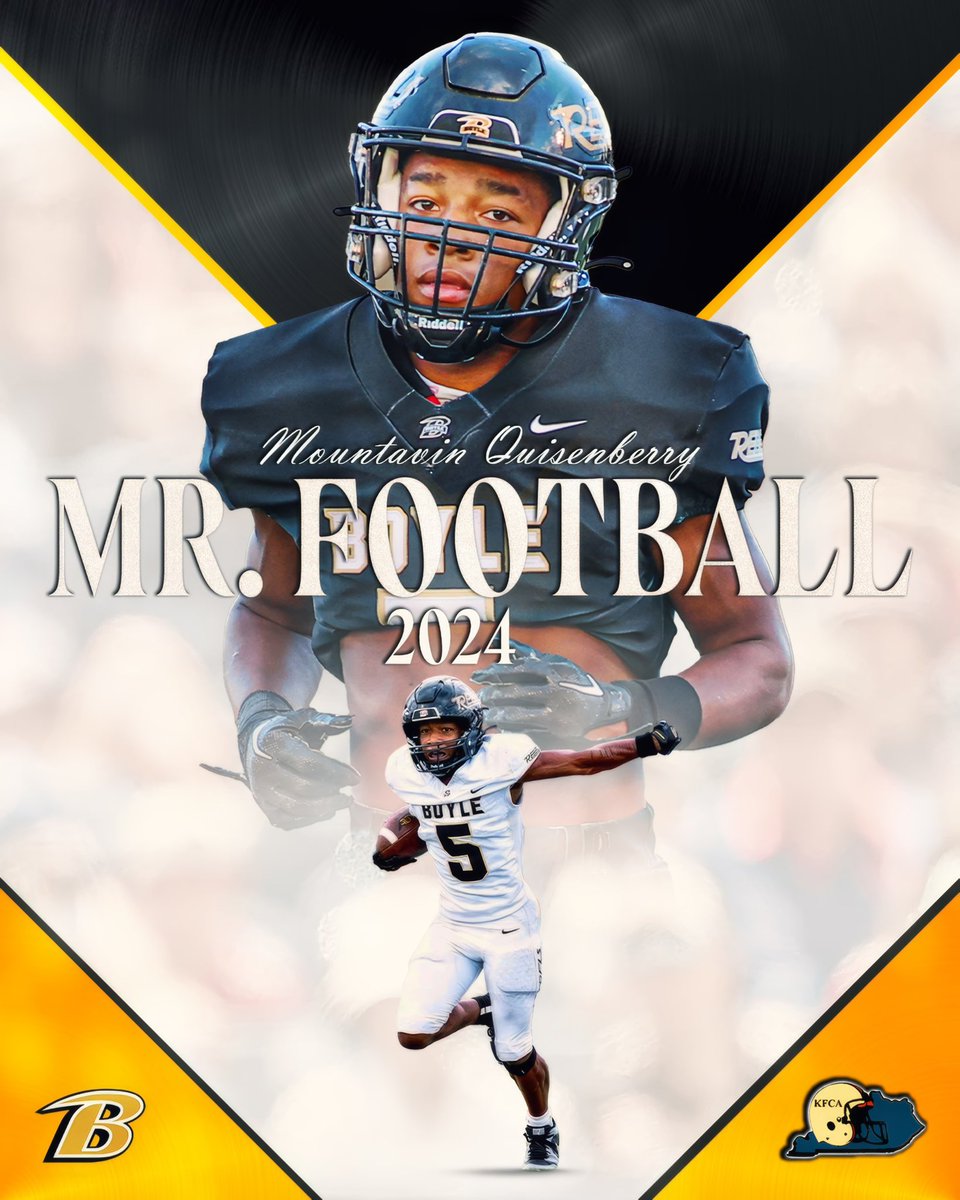 Your 2024 KFCA Kentucky Mr. Football!@MontavinQuisen1