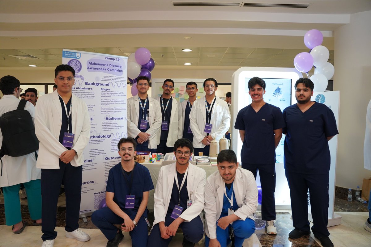 _Med444's tweet photo. Group 19
💫 Alzheimer Disease Awareness Campaign https://t.co/l9rPJNhkWD