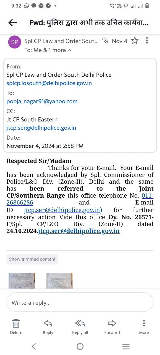 PoojaNagar66971's tweet photo. @DelhiPolice @CPDelhi @HMOIndia @narendramodi @PMOIndia @ArvindKejriwal @ABPNews @aajtak @AmitShah @LtGovDelhi 
No action has been taken yet, the culprits have the support of the Delhi Police. Also see how the lenient work process of Delhi police. is more than 2 months https://t.co/DeGciWDKRl
