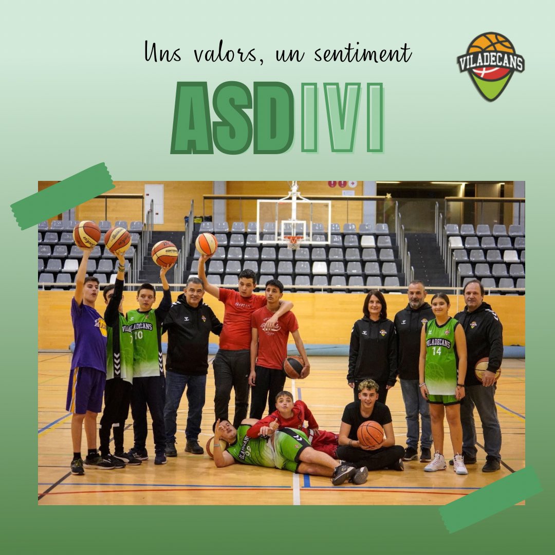 CBViladecans's tweet photo. L’equip ASDIVI gaudeix dels bàsquet amb els nostres entrenadors. Sempre es un plaer veure-ls somriure☺️
@ASDIVI #asdivi #uvus💚🤍 https://t.co/jdRC3UliY6